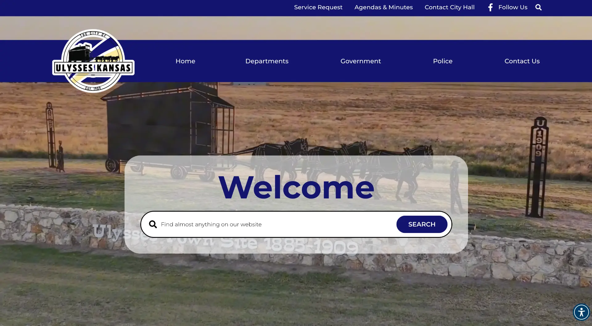 Homepage preview of cityofulysses.com